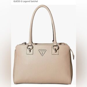Guess G Legend Satchel- Light Gray NWOT